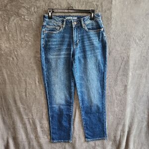 Lands' End Blue Denim Jeans Size 6 Petite